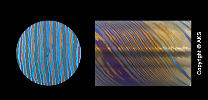 ティマスカス・シリンダーロッド (チタン合金製ダマスカス) Timascus ティマスカス・シリンダーロッド (チタン合金製ダマスカス) Timascus