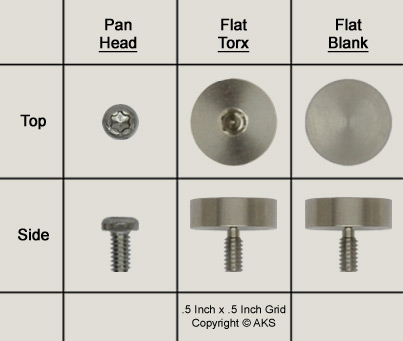 .125 Pivot Screws