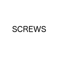 Screws
